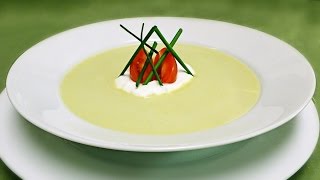 Cold Leek and Asparagus Soup