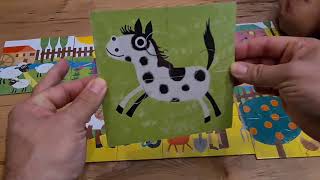 Giochiamo insieme bambini - Gli animali della fattoria - Puzzle [video per bambini][kids video]🐴🐈🐏🐷😍