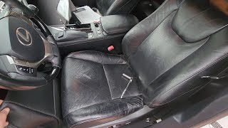 How to Replace Cracked and Torn Leather on Vehicle Seat - Lexus RX350 - DIY FIX