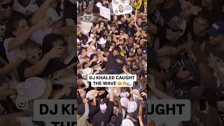 DJ Khaled Crowd Surfing at UCF 🏄‍♂️ #worldstarhiphop #rap #palestine #ucf #football #shorts