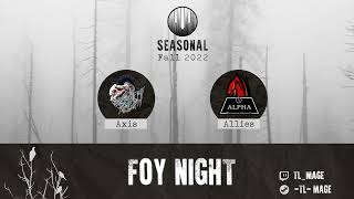 Fall Seasonal Round 1 | Alpha vs Sesh