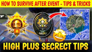 Day-17 🇮🇳How To Survive After Event - High Plus Tips | Solo FPP/TPP Best Cnoqueror Tips | BGMI