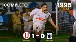 Universitario 1-0 Alianza Lima | Gol agónico de Roberto Martínez | Partido completo | 1995⚽🎞