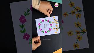 Dusserha Card | Dusserha Greeting Card #shorts #youtubeshorts #diy #shortvideo