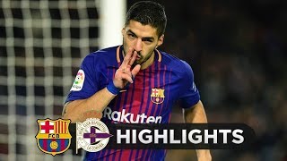 Barcelona vs La Coruna 4-0 - All Goals & Highlights - 17/12/2017 HD