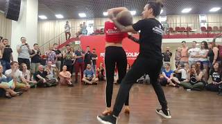 Carlos Oliveira & Anastasia - 1st zouk demo at Russian Zouk Congress 2018