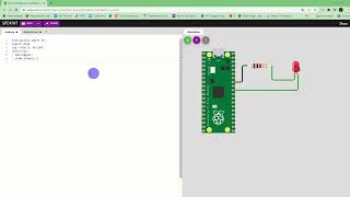 Python Урок №7 - Моделирование включения светодиода при помощи Raspberry Pico в эмуляторе#Raspberry