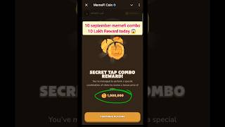 10 September(Level 1-13) Memefi Secret Reward Combo |Memefi 1,000,000 Coins Code Memefi Code #Memefi