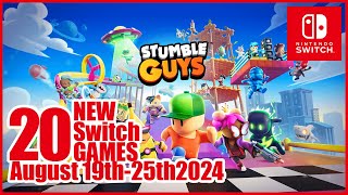 Upcoming Nintendo Switch Games (August 19th-25th 2024)