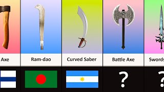 Ancient Weapons From Different Countries