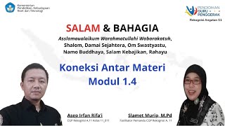 Koneksi Antar Materi Modul 1.4 | CGP Rekognisi Angkatan 11 Kelas 11_011