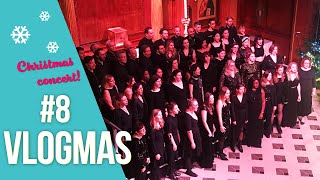 choir Christmas concert VLOGMAS #8 🎄 STUDIO VLOG 73