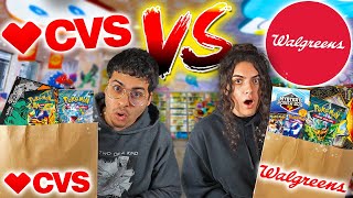 Walgreens vs CVS Pokemon Card Shopping Challenge!