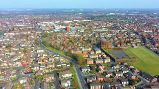 A Drone Flight Over Everton Park Liverpool