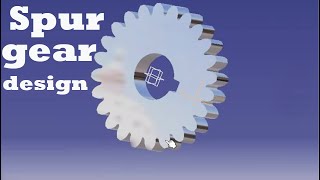 Spur Gear Design in CATIA V5 | How to make Spur Gear | Catia v5 Tutorial