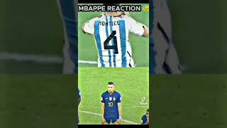 Mbappe losing World Cup 202 reaction 🥲 #mbappe #football #shorts