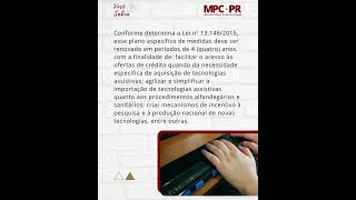 Você sabia que o poder público deve criar plano específico de tecnologias assistivas para a PCD?