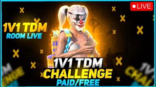 PAID 1V1 TDM TOURNAMENT || ENTRY 60 ONLY PRIZE 600/300