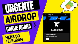 GANHE DOGS DE GRAÇA NO TELEGRAM  MAIS DE 1 MILHÃO NO TWITTER