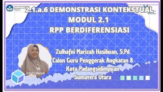 Demonstrasi Kontekstual 2.1 RPP Berdiferensiasi Bahasa Inggris SMP Kelas 8