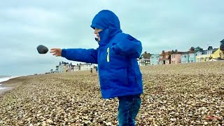 Throwing Stones in Aldeburgh