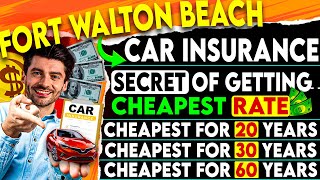 Only $72/M Cheapest Car Insurance in Fort Walton Beach 🎯