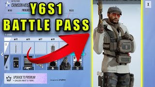 Y6S1 NEW BATTLE PASS all 100 Tiers Showcase in game 🔥 -  Operation Crimson Heist