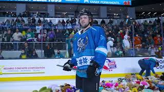 Teddy Bear Toss Recap San Jose Barracuda