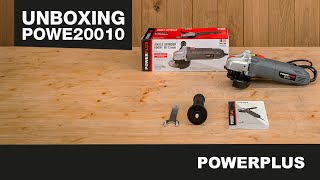 POWERPLUS - Unboxing the POWE20010 angle grinder