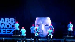 Jabbawockeez intro opening for New Kids On The Block in Tulsa