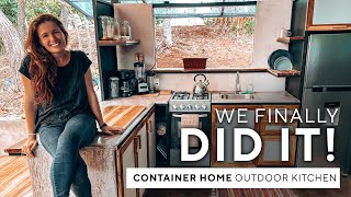 EPIC!! Outdoor Kitchen Custom-Build | Must-See Homestead DIY Project | Costa Rica