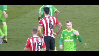 Саутгемптон - Сандерленд 1:1. Премьер Лига. 29 тур. 2015/16 (Southampton - Sunderland)