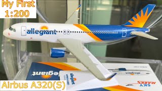 *MY FIRST 1:200* SkyMarks Lite Allegiant A320(S) Unboxing and Review | June 2022.