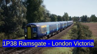 train sim world 4 southeastern highspeed: 1P38 Ramsgate to London Victoria