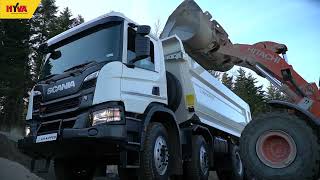 New Scania with KH-KIPPER tipper body powered by HYVA Alpha hydraulic