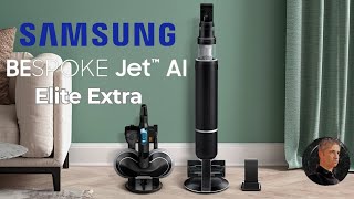 Распаковка и обзор вертикального электрического пылесоса Samsung Bespoke Jet AI Elite Extra