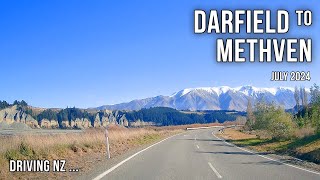 Driving New Zealand: Darfield to Methven | 4K scenic drive