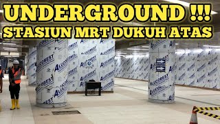 Begini Bentuk Stasiun Bawah Tanah MRT Dukuh Atas Akhir November 2018