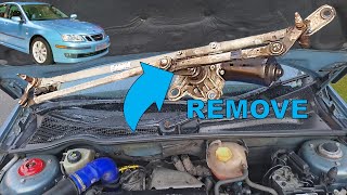 Saab 9-3 Wiper Motor Replacement ☔