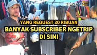 Tak di sangka banyak subscriber ngethrip di sini pasar thrifting surabaya