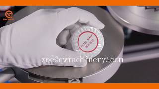 20g round manual soap pleated wrapping machine/ soap bath bomb cellophane packing machine