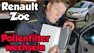 Renault Zoe - Pollenfilter wechseln so einfach!