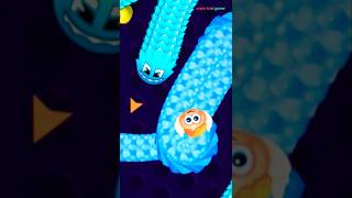 WormsZone 🐍🐍 big snake vs big snake 😈😈#snake #shortsfeed #snakegame #games