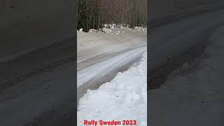 Rally Sweden 2023 | Rajd Szwecji  | power stage | #zakręt #bokiem #zima 🔊❤️