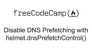 Disable Client Side Caching with helmet.noCache() - Information Security with HelmetJS - FCC