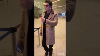 Animal Movies Ranbir Kapoor Stylish Handsome Spotted at the Airport #ytviralshorts #ranbirkapoor