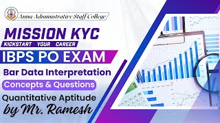 Mission KYC | Aptitude Class - 19 | Bar Data Interpretation by Mr. Ramesh | IBPS PO