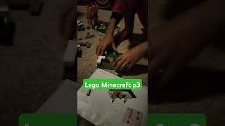 Lego Minecraft build p3 #life #home #pov #lego #minecraft #shorts #toys #family #building #watch