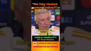 Carlo Ancelotti: No hay Hueco para Todos? #shorts #futbol #realmadrid #ancelotti #FutEsp #laliga