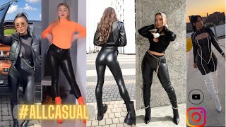 How to Shine in Leggings Weekend Styles 2024 | Top 5 How To Style Leggings Outfit Curvy Fashion